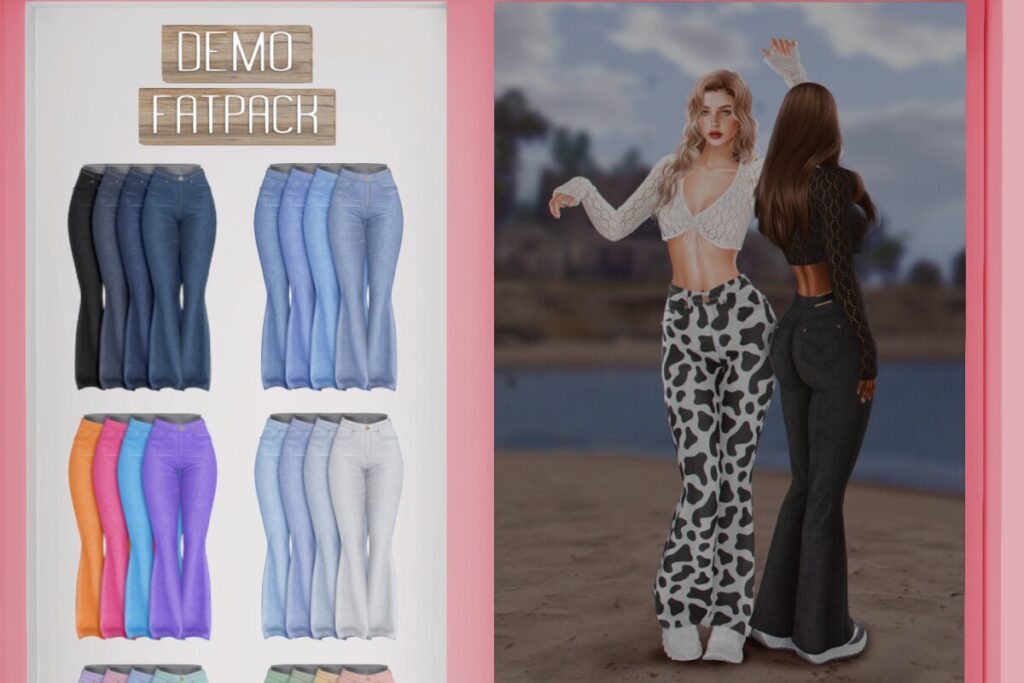 Soft Flare Top &amp; Pants - Legacy/MaitreyaX/Reborn, L$180 each/L$780-L$900 each FP