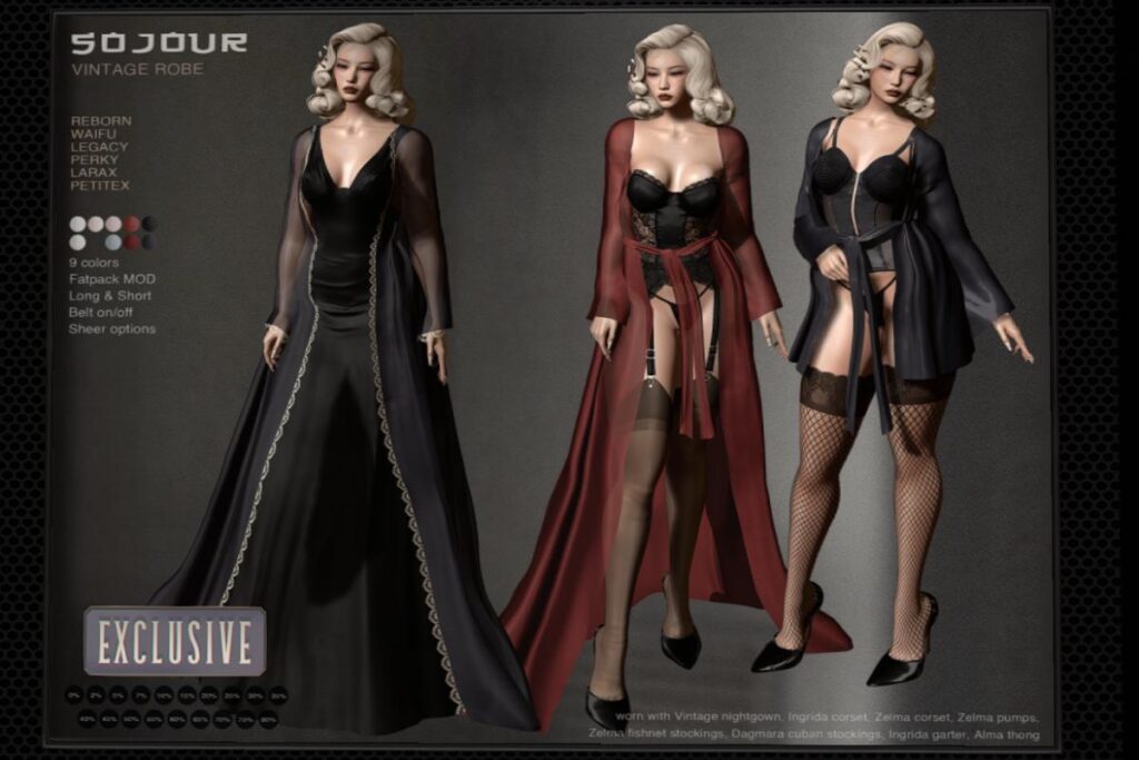 Vintage Rober - Legacy/MaitreyaX/Reborn/+mods, L$299 each/L$1099 FP