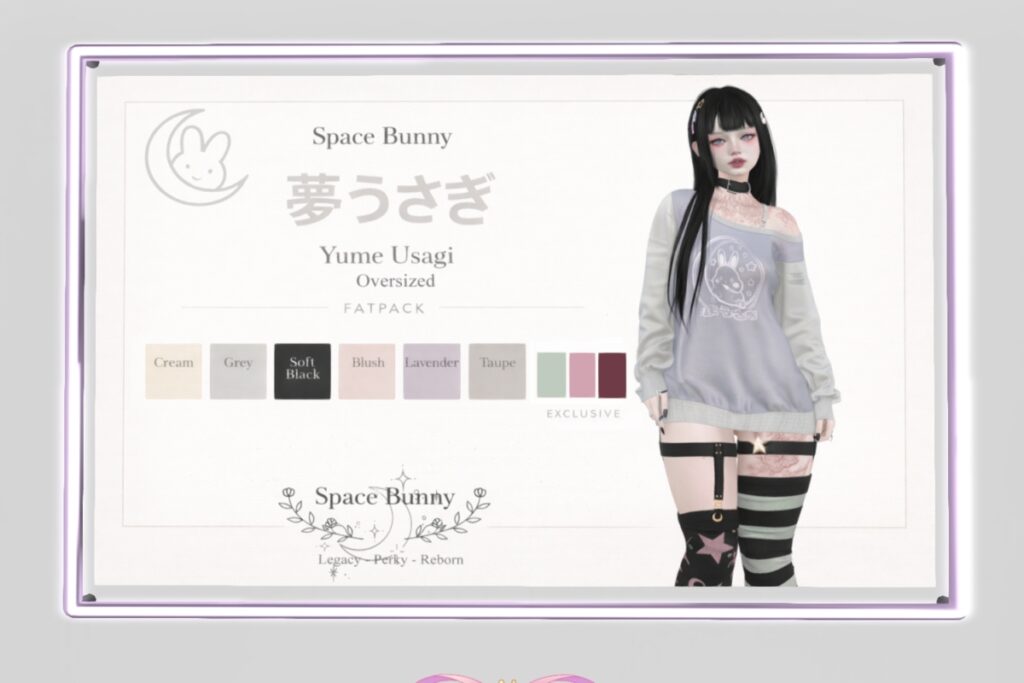 Yume Usagi Oversized - Legacy/MaitreyaX/Reborn, L$250 each/L$1250 FP