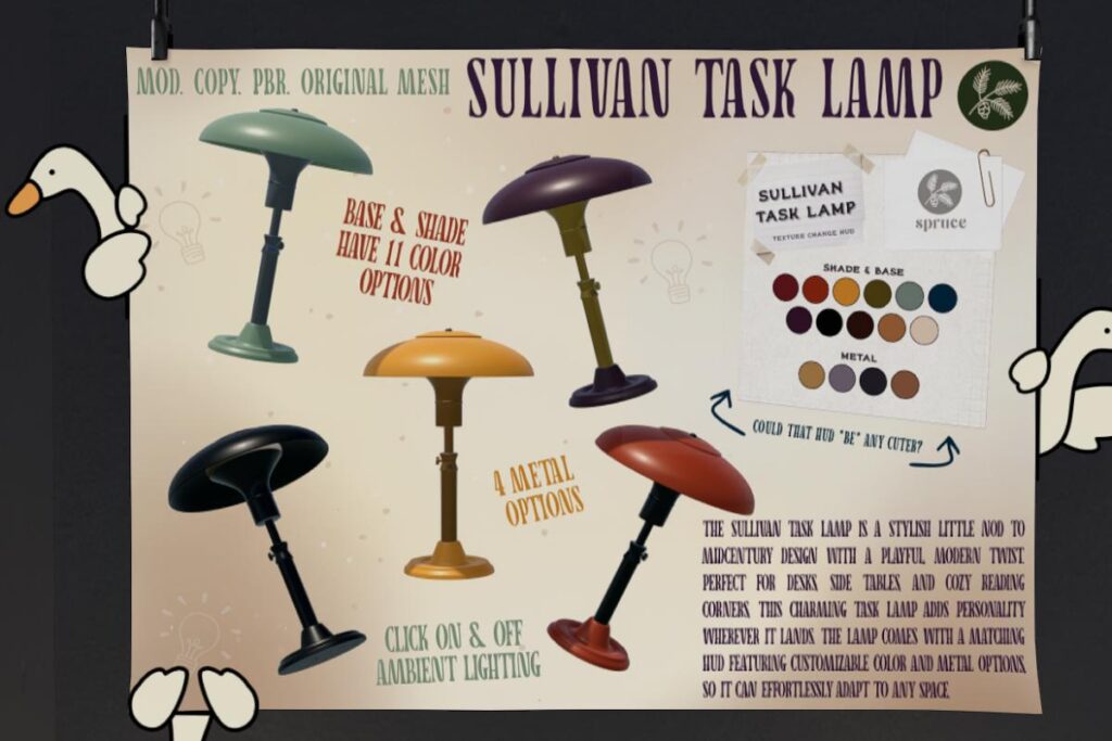 Sullivan Task Lamp, L$299