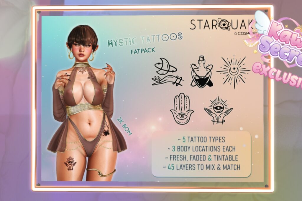 Mystic Tattoo - BOM, L$599