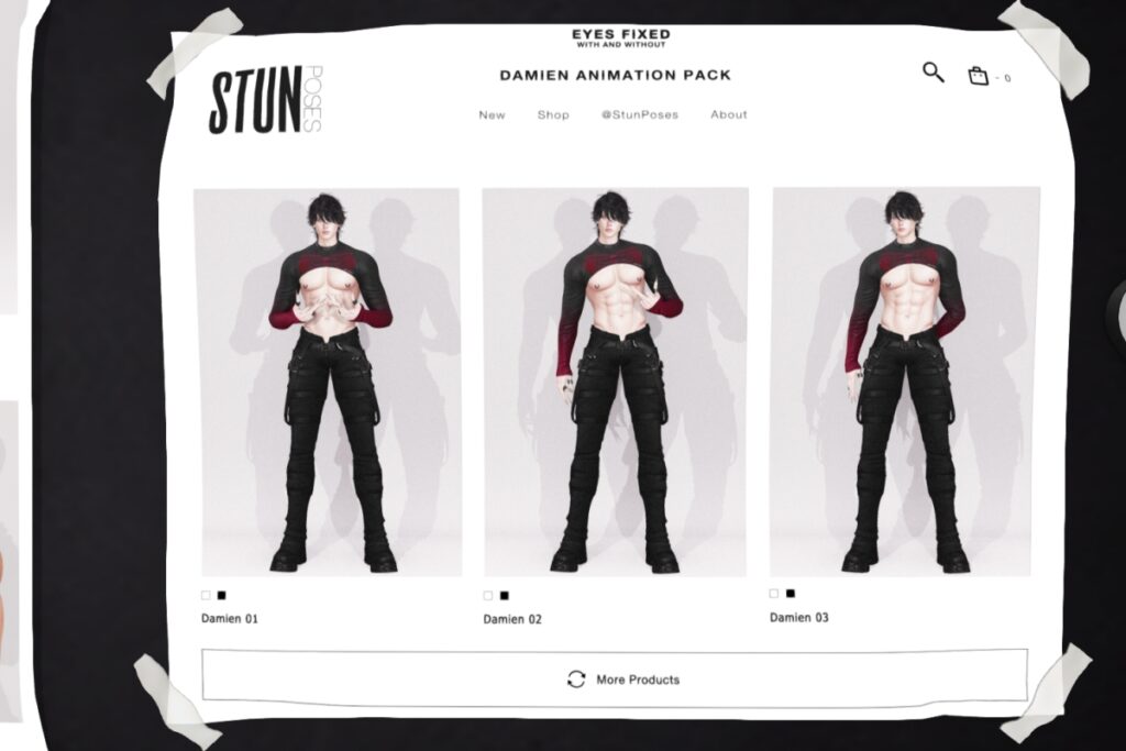 Damien Animation Pack, L$300