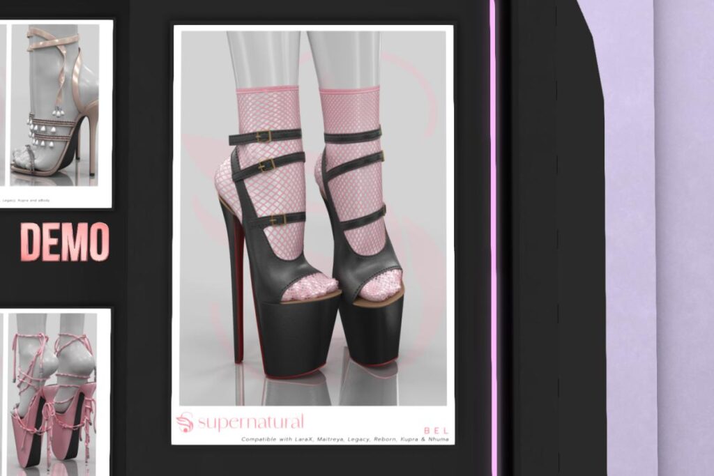 Bel Shoes - Inithim/Legacy/Maitreya/Nhumana/Reborn/+mods, L$388