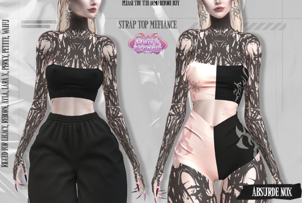 Strap Top Mefiance - Ayla/Legacy/MaitreyaX/Reborn/+mods