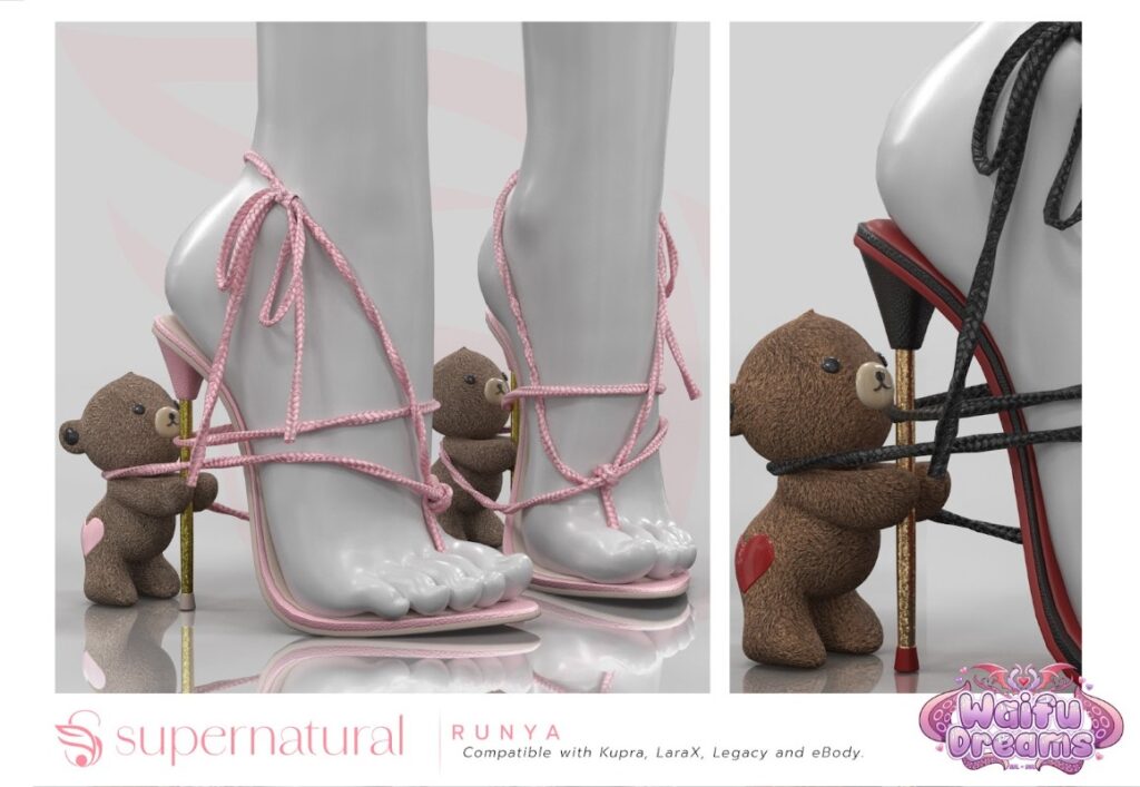 Runya Heels - Inithium/Legacy/Maitreya/Reborn/+mods