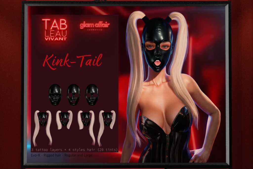 Kink-Tail Mask &amp; Hair - EvoX, L$300
