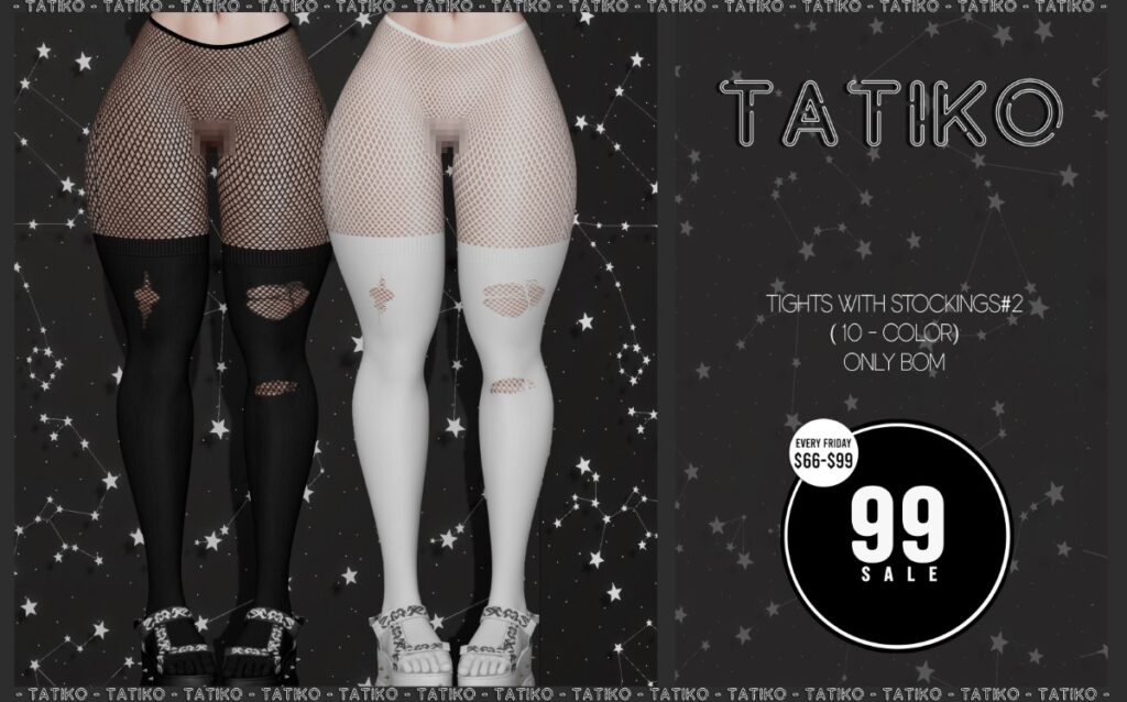 Tights With Stockings #2 - BOM	<a href="http://maps.secondlife.com/secondlife/Legends%20Place/116/126/1022" target="_blank">Teleport</a>