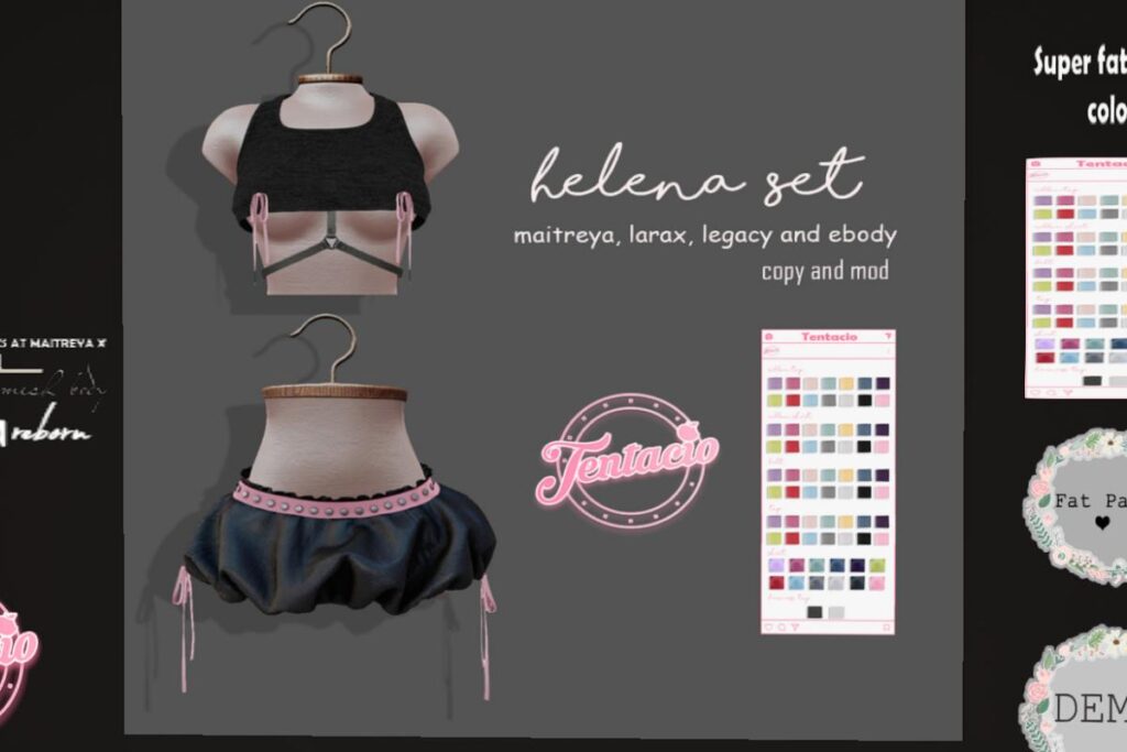 Helena Top and Skirt - Legacy/MaitreyaX/Reborn, L$199 each/L$1299 FP