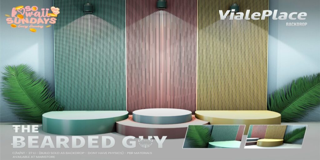 Viale Place Backdrop	<a href="http://maps.secondlife.com/secondlife/Moonwall/169/121/32" target="_blank">Teleport</a>