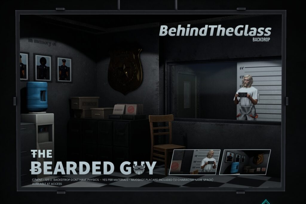 Behind The Glass Backdrop, L$299