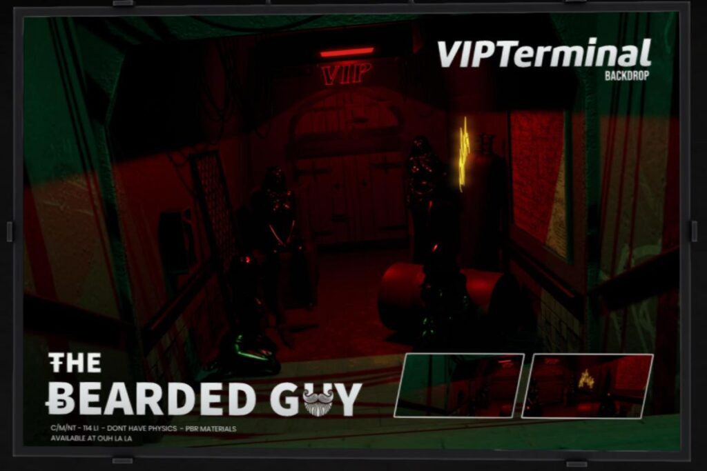 VIP Terminal Backdrop, L$299