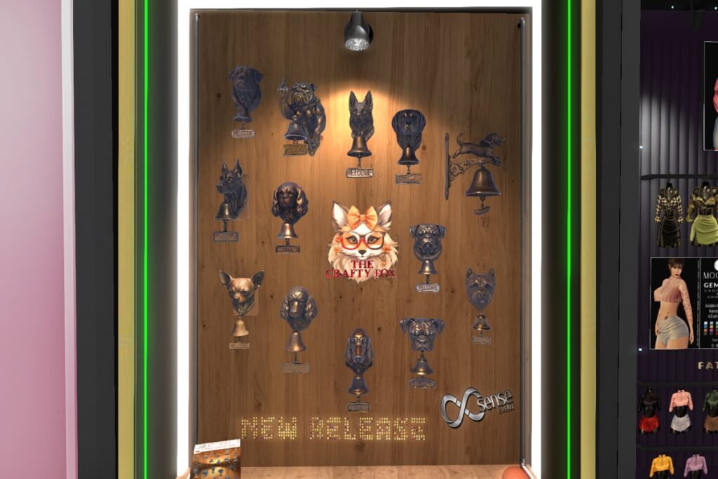 Doggie Doorbells, L$85 each/L$800 FP