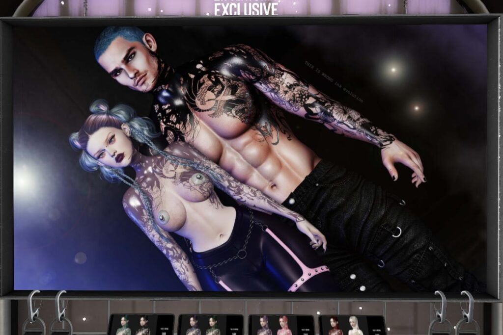 Shui Tattoo - BOM, L$399 each/L$799 FP/L$79 Maze