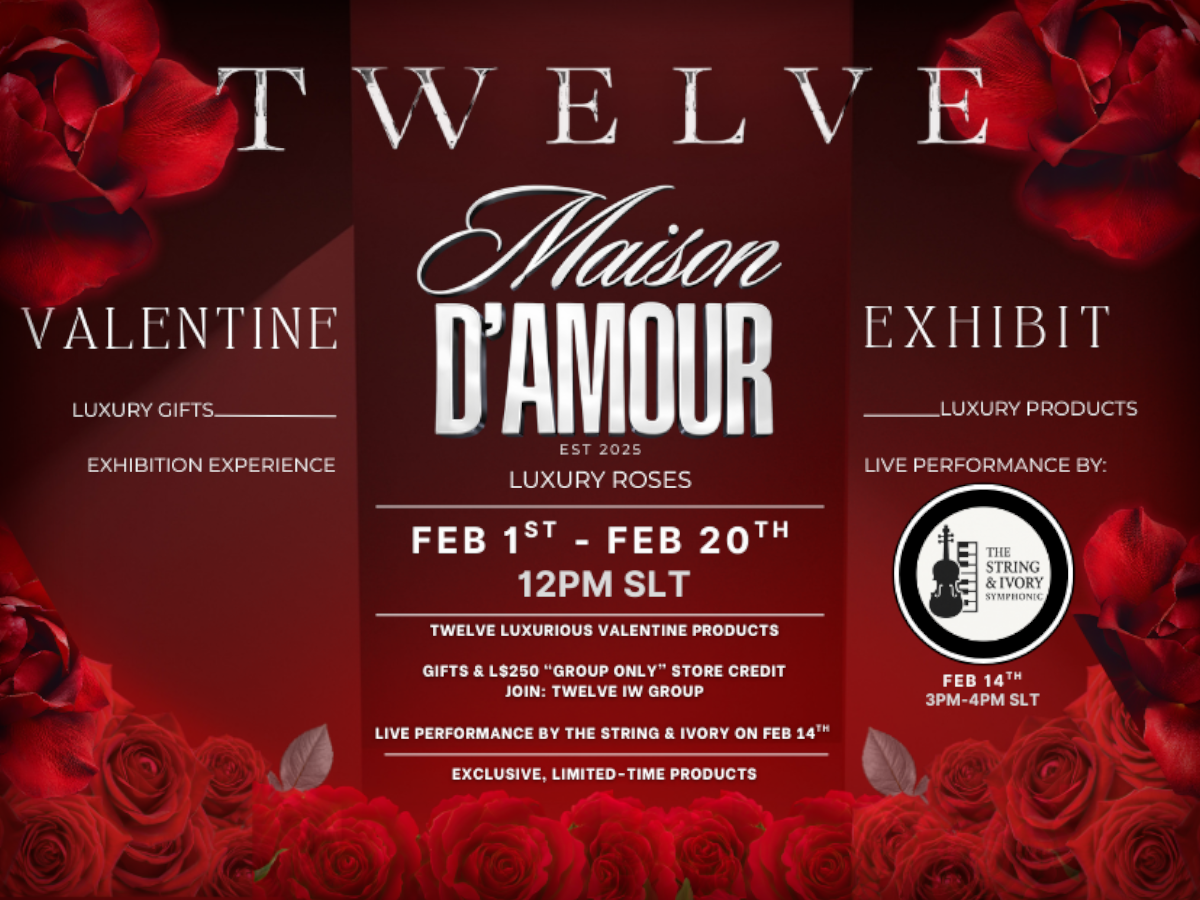 TWELVE PRESENTS MAISON D’AMOUR, A ROSE-SOAKED VALENTINE EXPERIENCE