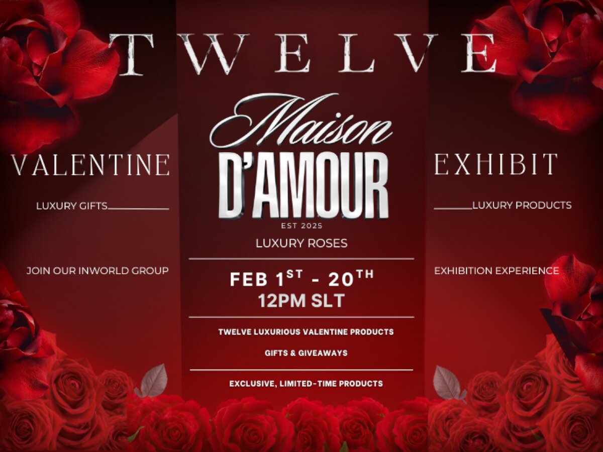 TWELVE PRESENTS MAISON D’AMOUR, A ROSE-SOAKED VALENTINE EXPERIENCE