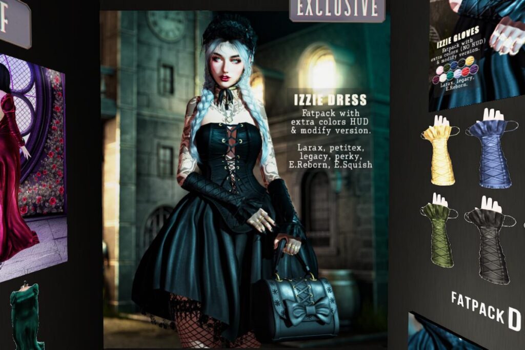 Izzie Dress - Legacy/MaitreyaX/Reborn/+mods, L$295 each/L$950 FP