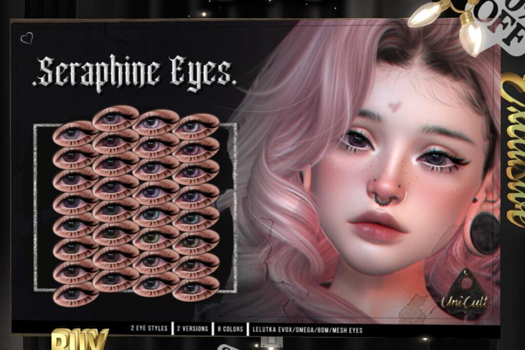 Seraphine Eyes - BOM/EvoX/Mesh, L$115