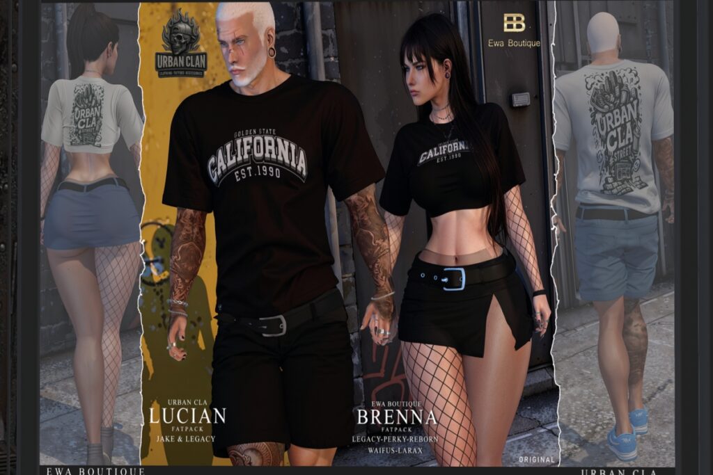 Lucian Outfit - Jake/Legacy, L$499 FP | Brenna Outfit - Legacy/MaitreyaX/Reborn/+mods, L$499 FP
