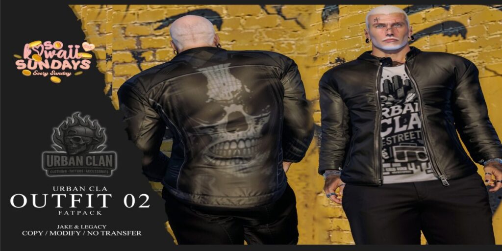 02 Outfit - Jake/Legacy	<a href="https://maps.secondlife.com/secondlife/Midnight%20Love/55/183/24" target="_blank">Teleport</a>