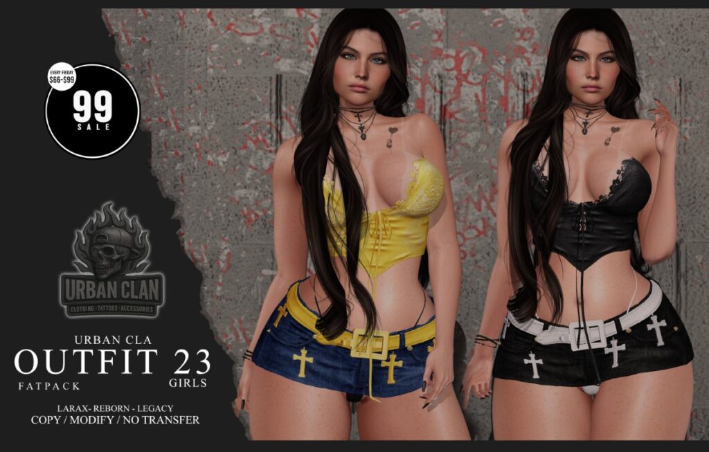 Outfit 23 - Legacy/MaitreyaX/Reborn	<a href="https://maps.secondlife.com/secondlife/Midnight%20Love/51/200/24" target="_blank">Teleport</a>