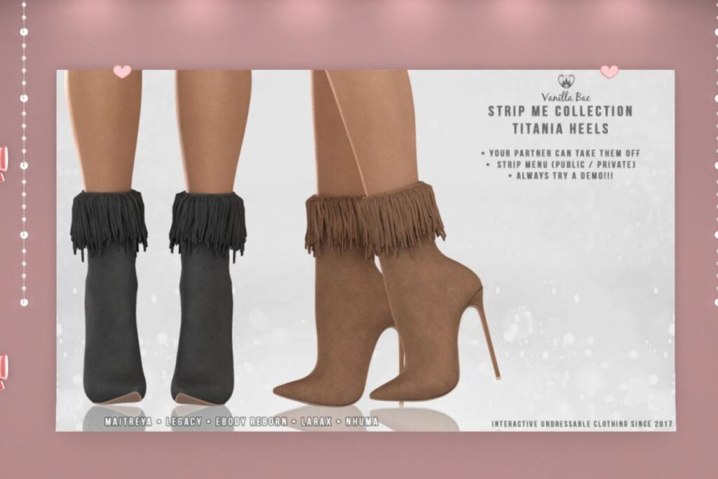 Titania Heels - Legacy/Maitreya/Nhumana/Reborn/+mods, L$288 FP