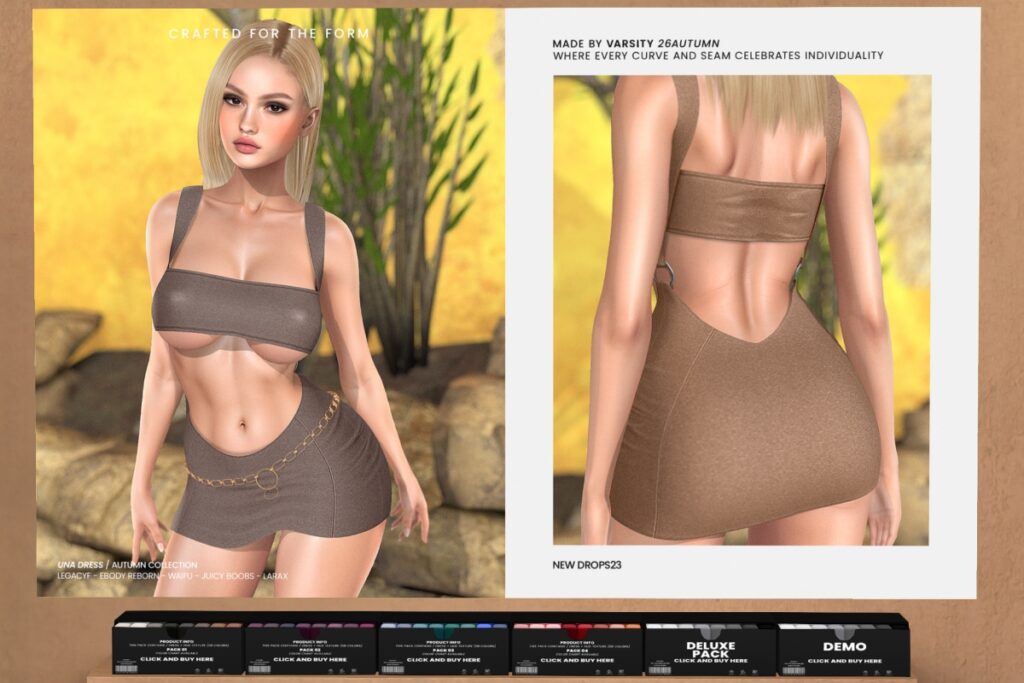 Una Dress - Legacy/MaitreyaX/Reborn/+mods, L$225 each/L$125 FP