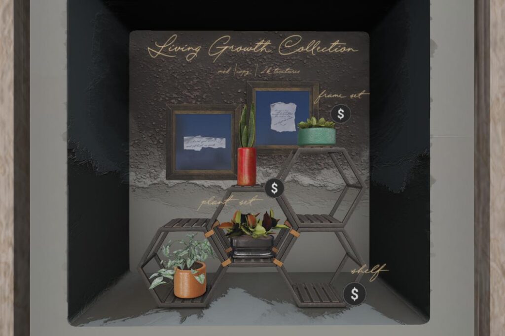 Living Growth Collection, L$199-L$399 each