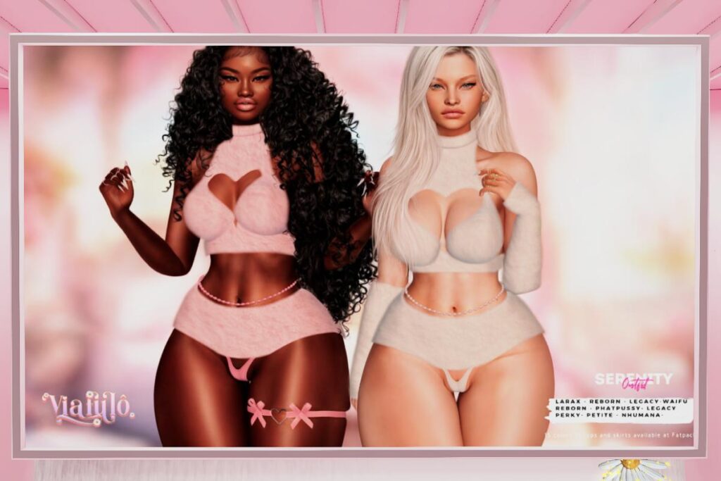 Serenity Top and Skirt - Legacy/MaitreyaX/Nhumana/Reborn/+mods, L$220 each/L$1200 each FP