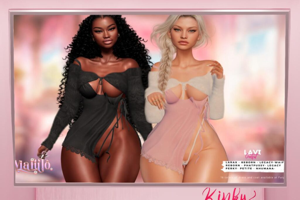 Lavi Dress &amp; Coat - Legacy/MaitreyaX/Nhumana/Reborn/+mods, L$220-L$320 each/L$1200 each FP
