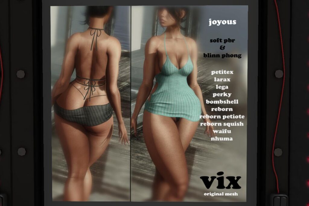 Joyous Dress - Legacy/MaitreyaX/Nhumana/Reborn/+mods, L$500 each/L$2000 FP