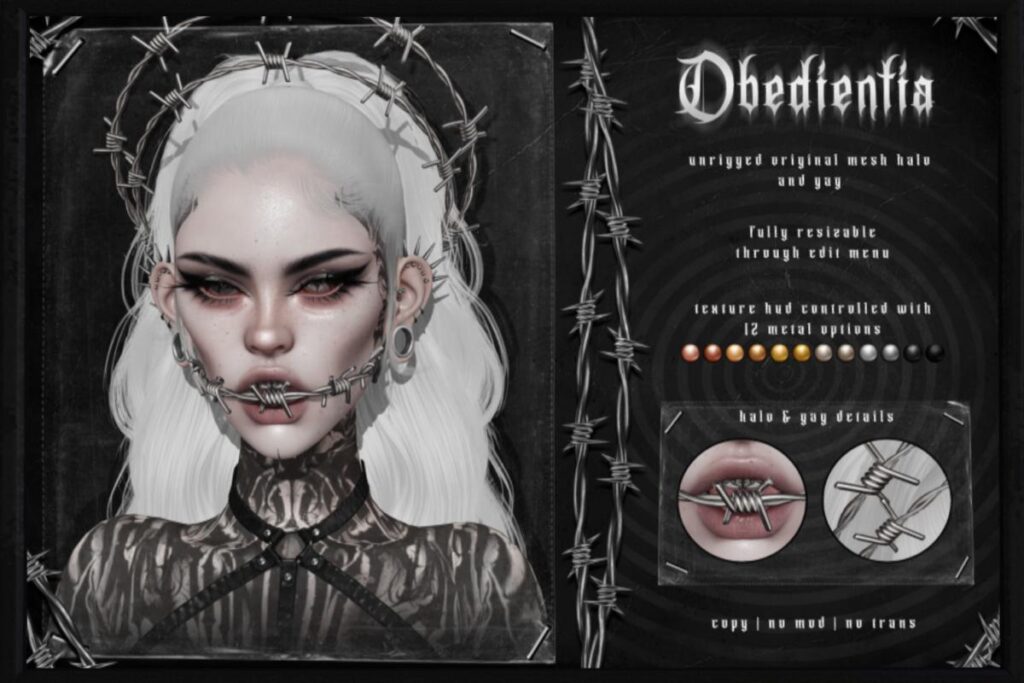 Obedientia Halo &amp; Gag, L$399