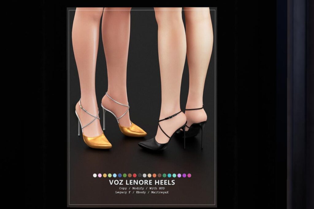 Lenore Heels - Legacy/MaitreyaX/Reborn, L$500