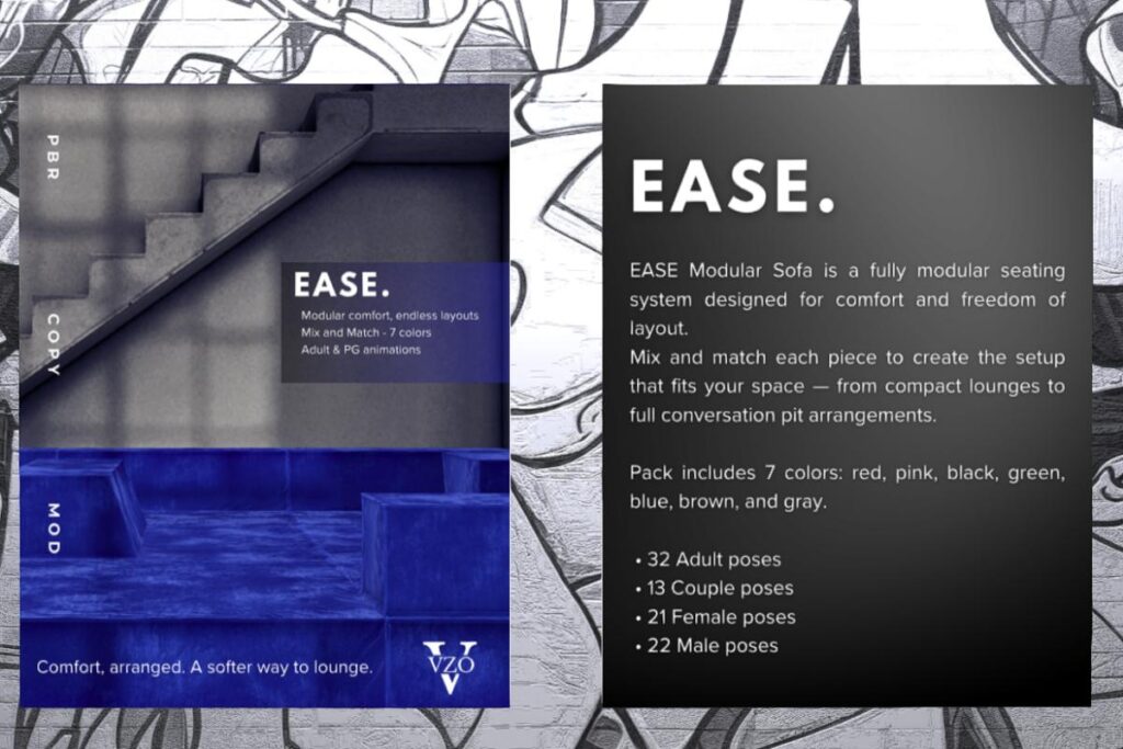 Ease Modular Sofa, L$999