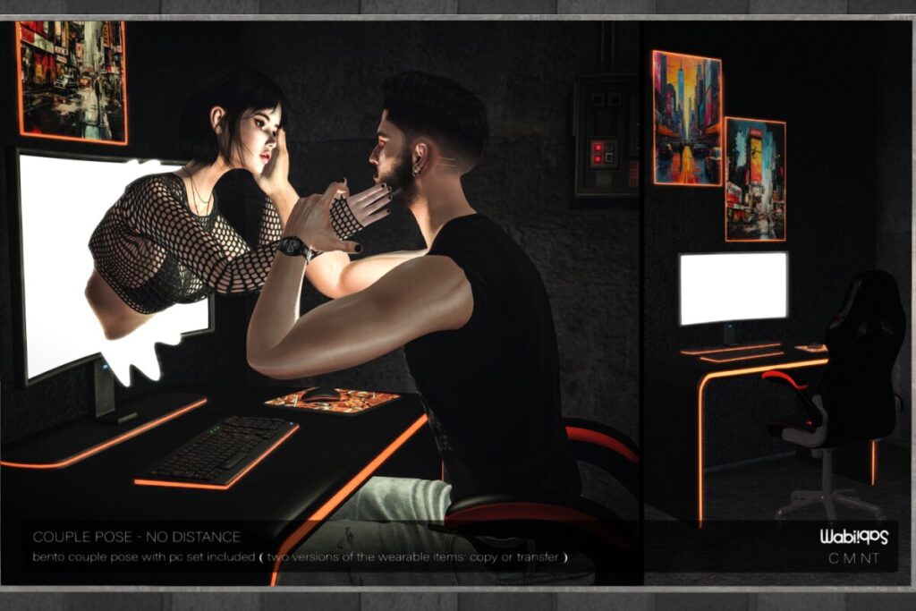 No Distance Couple Pose. L$200