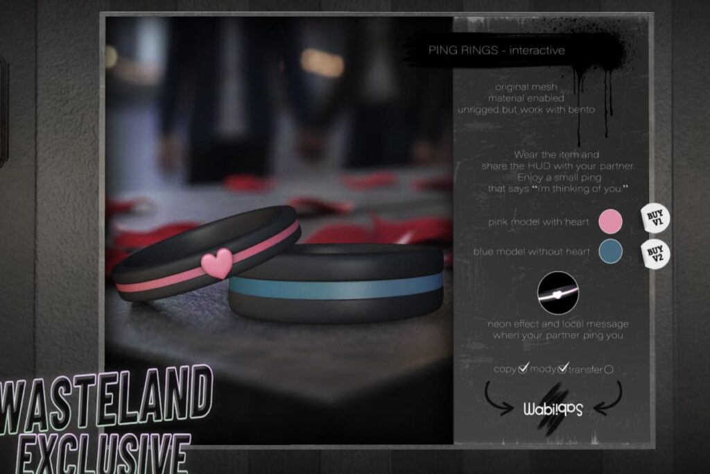 Ping Rings, L$299 each