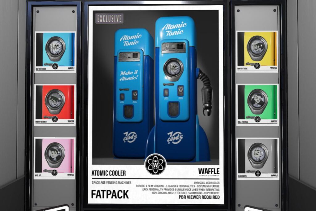 Atomic Cooler, L$499 each/L$2499 FP