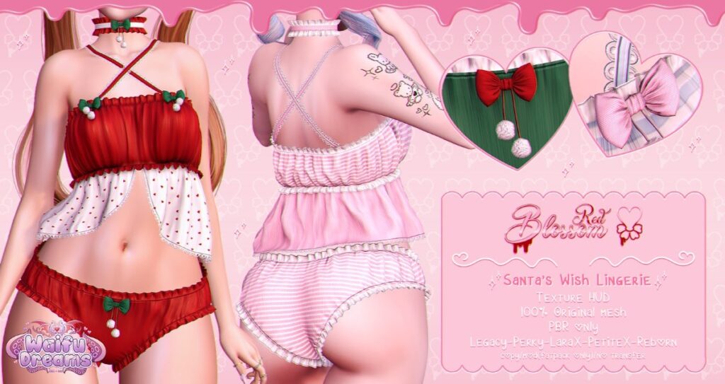 Santa's Wish Lingerie - Legacy/MaitreyaX/Reborn/+mods