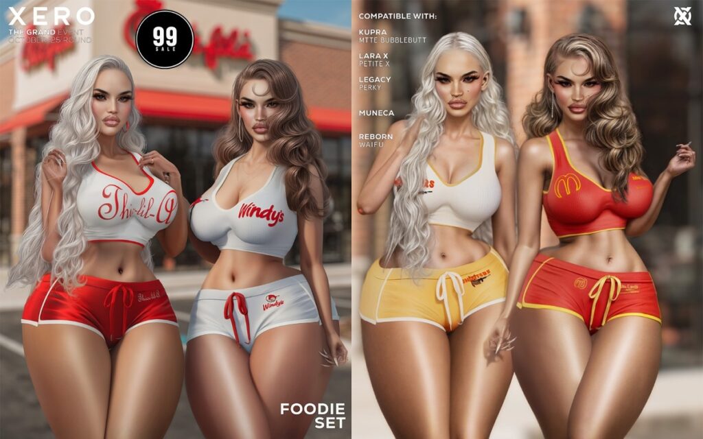 Foodie Set - Inithium/Legacy/MaitreyaX/Reborn/Yentements/+mods	<a href="http://maps.secondlife.com/secondlife/Holiday%20Cove/142/86/1262" target="_blank">Teleport</a>