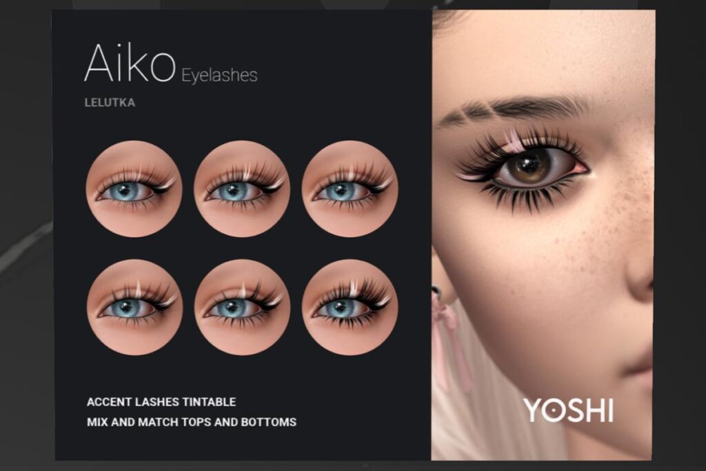 Aiko Eyelashes - EvoX, L$299