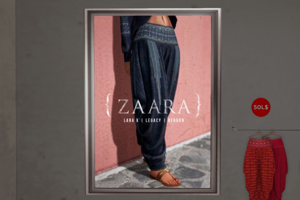 Nepal Pants - Legacy/MaitreyaX/Reborn	<a href="http://maps.secondlife.com/secondlife/Zaara/119/99/37" target="_blank">Teleport</a>