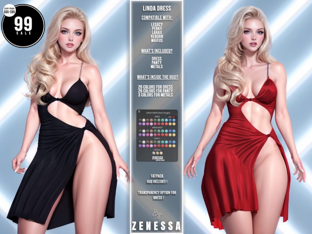 Linda Dress - Legacy/MaitreyaX/Reborn/+mods	<a href="http://maps.secondlife.com/secondlife/Couture%20Way/72/34/22" target="_blank">Teleport</a>
