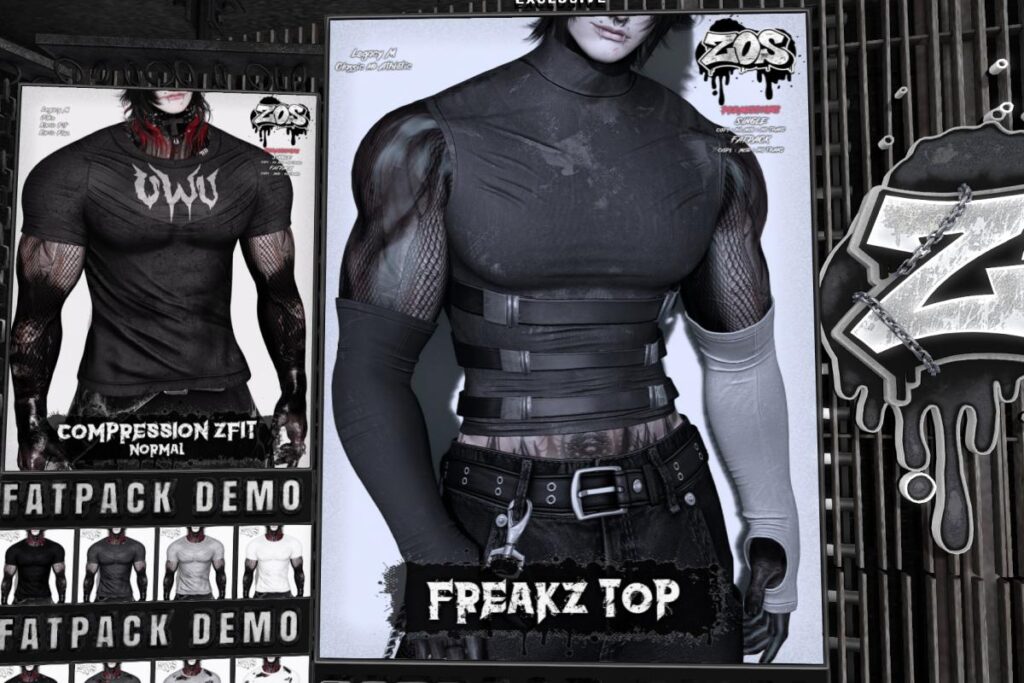 Freakz Top - Legacy/+mods, L$320 each/L$1100 FP