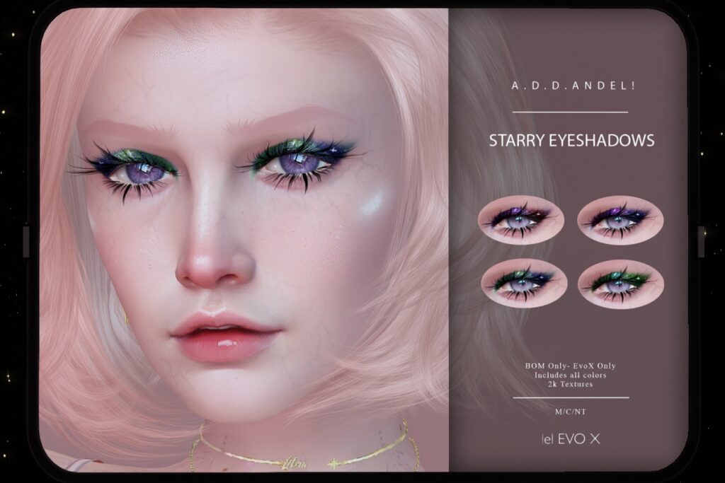 Starry Eyeshadows - EvoX, L$185