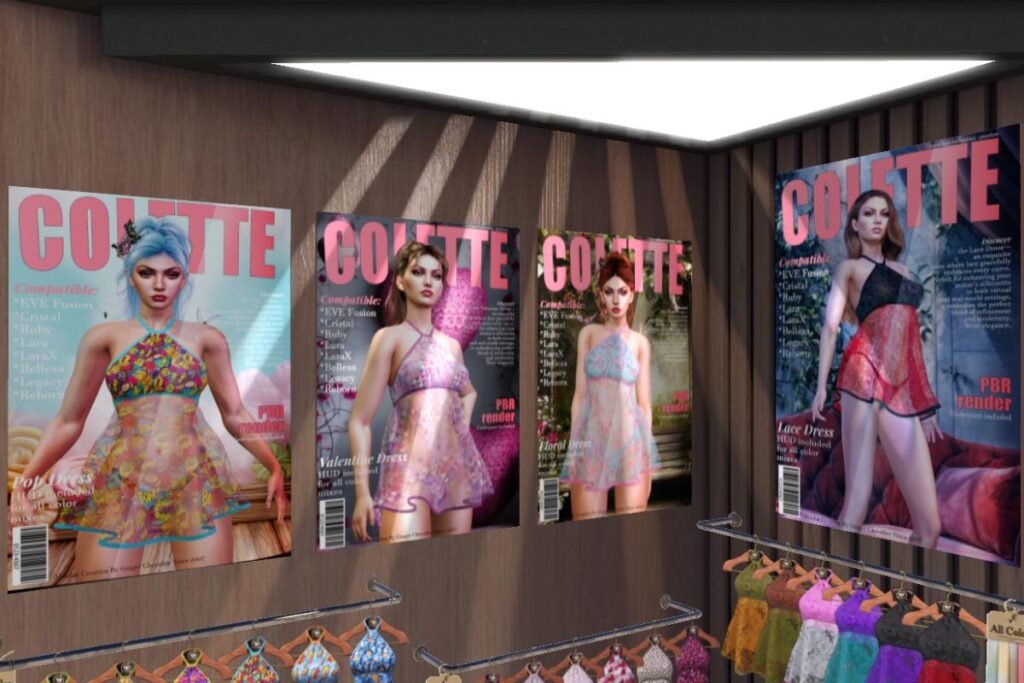 Colette Dress - See Ad For Fits, L$249 each/L$690 each FP