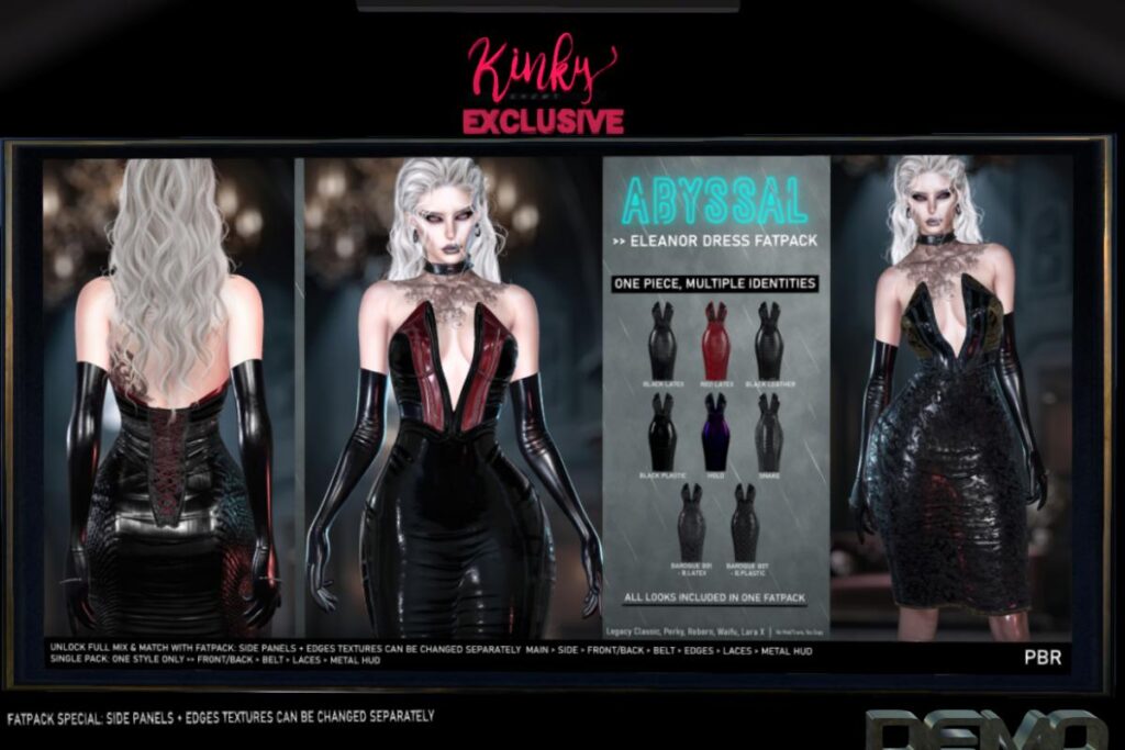 Eleanor Dress - Legacy/MaitreyaX/Reborn/+mods, L$399 each/L$2499 FP