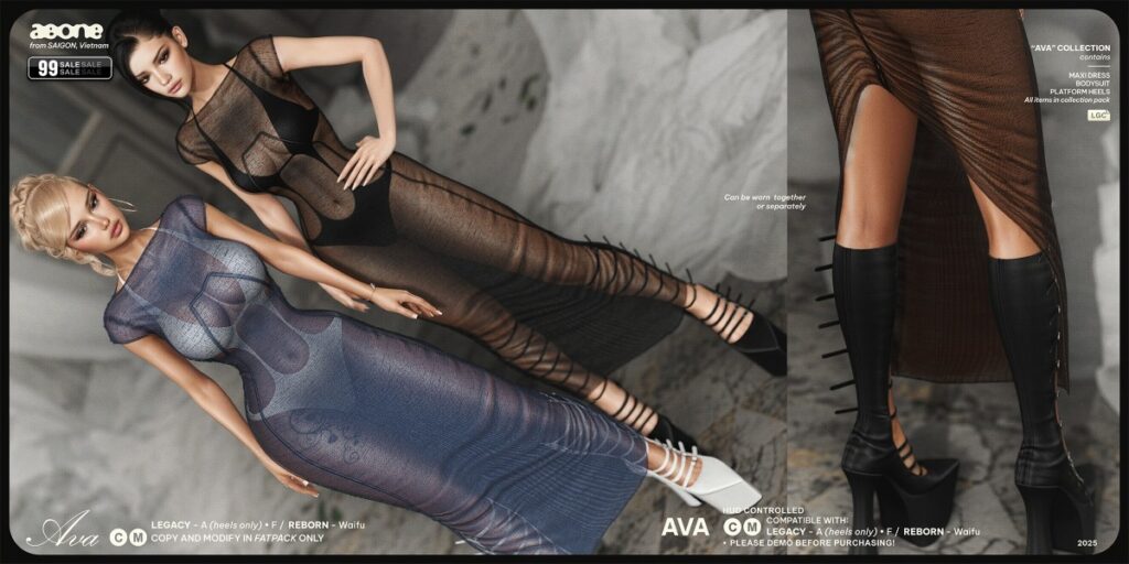 Ava Set - Legacy/Reborn/+mods	<a href="http://maps.secondlife.com/secondlife/Vietnam/67/110/2933" target="_blank">Teleport</a>