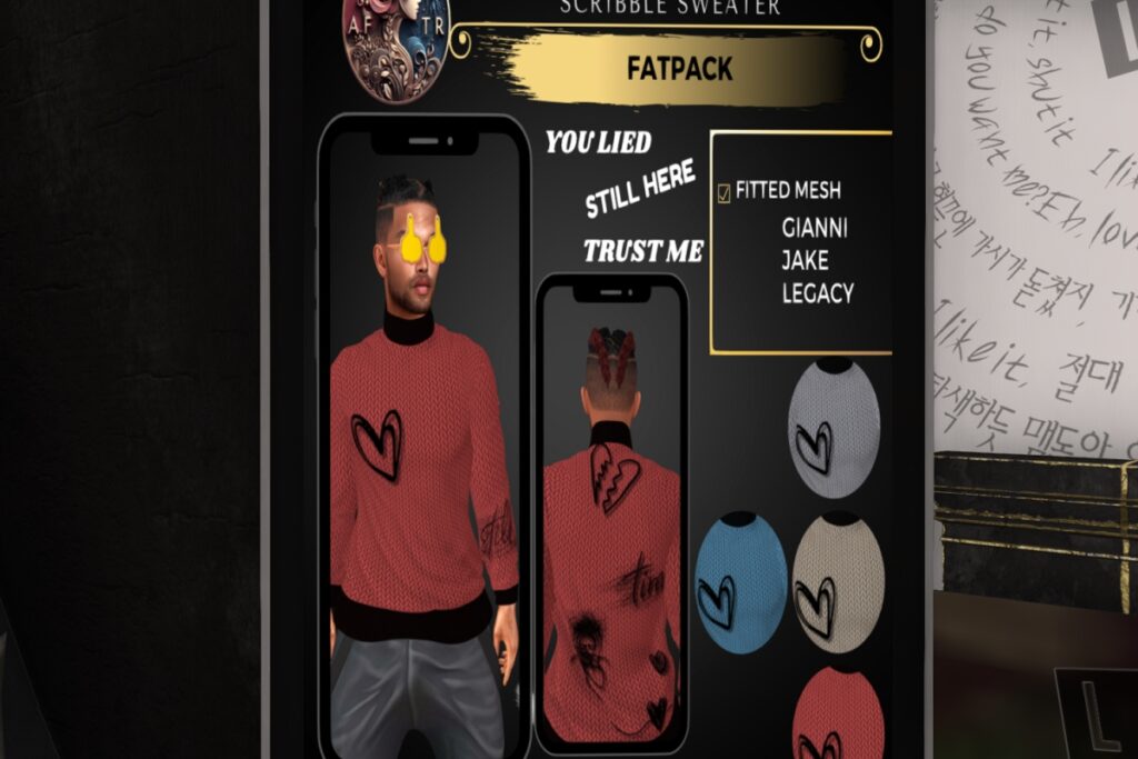 Still Here Sweater - Gianni/Jake/Legacy M, L$250