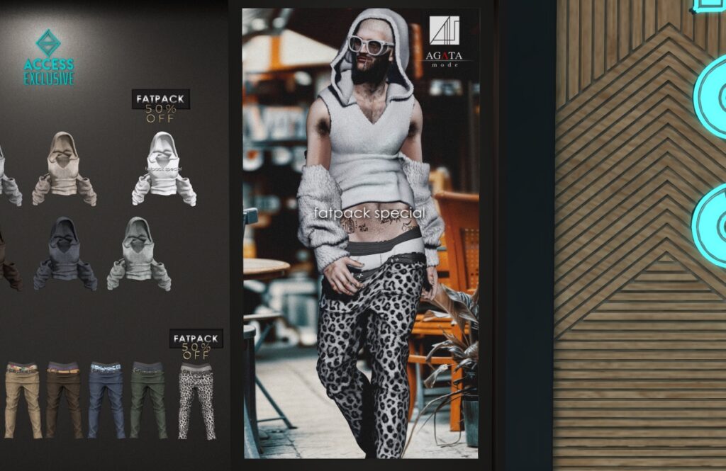 Caleb Top &amp; Mason Pants, L$ Jake/Legacy/+mods, L$260-L$280 each/L$910-L$980 each FP