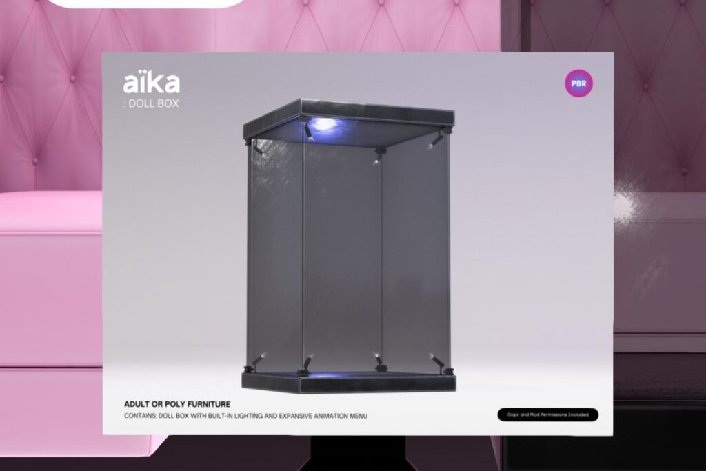 After Hours Doll Box, L$2499