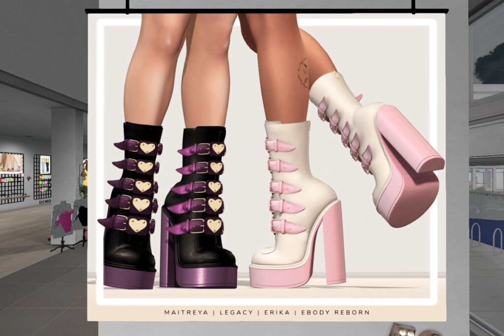 Abgie Boots - Erika/Legacy/Maitreya/Reborn/+mods	<a href="http://maps.secondlife.com/secondlife/Aleutia/76/164/2" target="_blank">Teleport</a>
